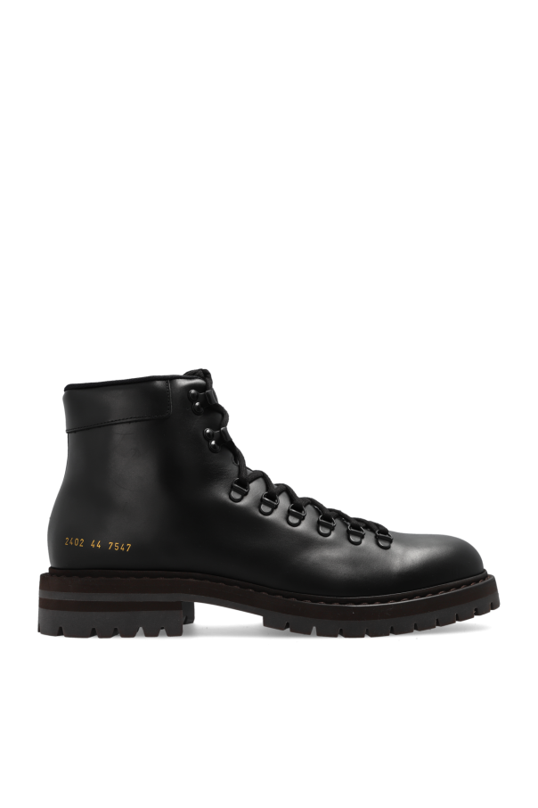 Common projects leather hiking boots best sale